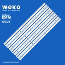 Weko AX55CRE88/0227 35260 55'' Inç 10 Adet Tv LED Bar Takım