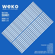 Weko TX-65DXW784 TC-65CX650U 50461 65'' Inç 20 Adet Tv LED Bar Takım