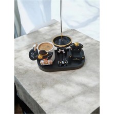 Rivelcandle Klasik & Asil Seri 1 Kişilik Türk Kahvesi Fincanı ve Dudak Tütsülük