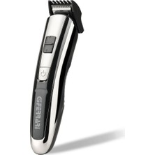 Özgürce Pratik Şarjlı Parlak Krom Saç ve Sakal Tıraş Makinesi