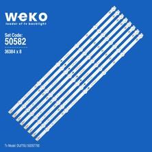 Weko 55DS7700 36384 55'' Inç 8 Adet Tv LED Bar Takım