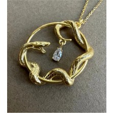 Wind Silver Snake Özel Tasarım Kolye