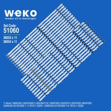 Weko UA65F6400EJ 51060 65'' Inç 22 Adet Tv LED Bar Takım