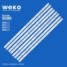 Weko 49LH590V-ZD 49LH590V 50380 49'' Inç 8 Adet Tv LED Bar Takım