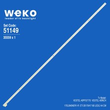 Weko 40PFS7770 35559 40'' Inç 1 Adet Tv LED Bar
