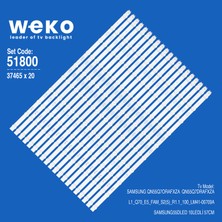 Weko QN55Q7OR QN55Q7DR 37465 55'' Inç 20 Adet Tv LED Bar Takım