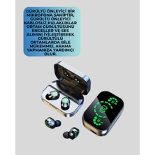 Store Mania Ieg™ Gerçek Kablosuz Kulaklık – Bluetooth 5.0, Şarj Kutulu, Parmak Izi Kontrollü