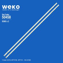 Weko 40PF7070B 40PF7014 40180B 35365 40'' Inç 2 Adet Tv LED Bar Takım
