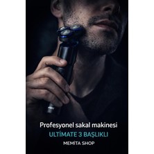 Özgürce 3'lü Döner Kafa Sakal Traş Makinesi, Pratik ve Temiz Kesim