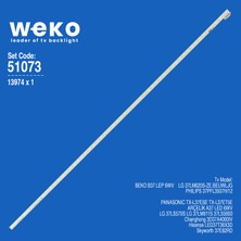 Weko B37 Lep 6WV 51073 37'' Inç 1 Adet Tv LED Bar