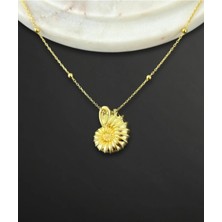 Wind Silver Deniz Kabuğu Kolye 925 Ayar