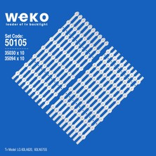 Weko 60LA620 60LN575S 35030 60'' Inç 20 Adet Tv LED Bar Takım