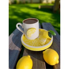 Rivelcandle Limon Tutkusu Türk Kahvesi Fincan ( 1 Kişilik )