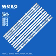 Weko 42WL10MS 42WL30MS 35304 42'' Inç 10 Adet Tv LED Bar Takım