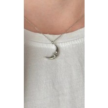 Wind Silver Ay Kolye 925 Ayar