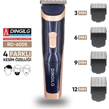 Özgürce Şarjlı Profesyonel Erkek Saç ve Sakal Tıraş Makinesi RD-6005