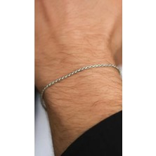 Wind Silver Burgu Bileklik 925 Ayar