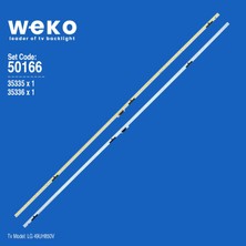 Weko 49UH850V 50166 49'' Inç 2 Adet Tv LED Bar Takım