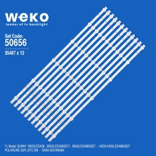 Weko SN55LEDA38 55PL12TC-SM 35487 55'' Inç 12 Adet Tv LED Bar Takım