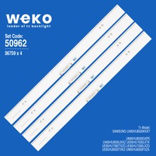 Weko UA65HU8500KXXT UN65HU8500GXPE 36759 65'' Inç 4 Adet Tv LED Bar Takım