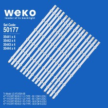 Weko 47LV35A-5B 35441 47'' Inç 16 Adet Tv LED Bar Takım