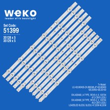 Weko 42LM345S-ZA.BBGWLJP 35128 42'' Inç 10 Adet Tv LED Bar Takım