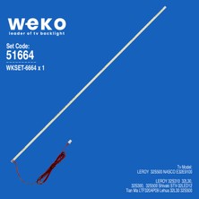 Weko 32S500 E32E9100 51664 32'' Inç 1 Adet Tv LED Bar