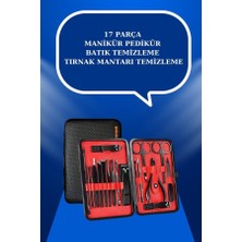 Store Mania Ieg™ 17 Parça El Ayak Bakım Seti Tırnak Temizleme Manikür Pedikür Cımbız Törpü Tırnak Ma