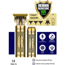 Özgürce 2'li Şarjlı Saç, Sakal ve Bakım Seti, Type-C, 3 Başlıklı Kuaför Makinesi