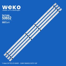 Weko ST-4040SR 35072 40'' Inç 4 Adet Tv LED Bar Takım