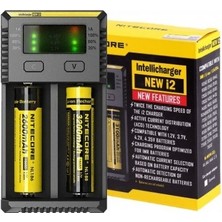 Store Mania Ieg™ New I2 Intelli Charger Li-Ion / Nı-Cd / Nı-Mh Pil Şarj Cihazı
