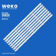 Weko 43PFS4001 36158 43'' Inç 8 Adet Tv LED Bar Takım