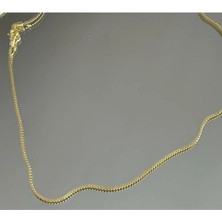 Wind Silver 925 Ayar Gümüş Gold Zincir