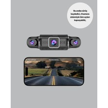 Store Mania Ieg™ 1080P 4 Kanallı Araç Kamerası Gps + Wifi + G Sensör Destekli