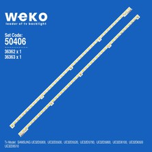 Weko UE32D5000 UE32D5500 36362 36363 32'' Inç 2 Adet Tv LED Bar Takım