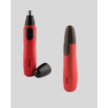 Store Mania Ieg™ Raks Kırmızı Tüy Temizleme Cihazı Kulak Burun Pilli Ergonomik