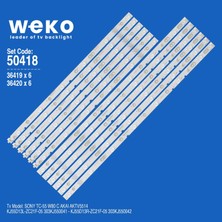 Weko Tc-55 W80 C AKTV5514 50418 55'' Inç 12 Adet Tv LED Bar Takım