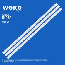 Weko LE71N12HM 35897 71'' Inç 3 Adet Tv LED Bar Takım