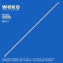 Weko LED55X5000DE LE55A700K H55E10 L55V7300A-3D 36433 55'' Inç 1 Adet Tv LED Bar