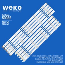 Weko UE40KU7000 34957/34958 40'' Inç 10 Adet Tv LED Bar Takım