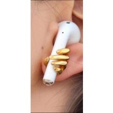 Wind Silver Airpods Küpe Tek 925 Ayar