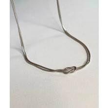 Wind Silver 925 Ayar Gümüş Silver Düğüm Kolye