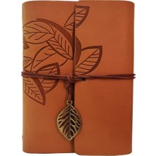 Store Mania Ieg™ Deri Yaprak Desenli Defter