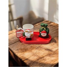 Rivelcandle Sınırlı Sayıda Özel Üretim Yılbaşı Temalı Dekoratif Fincan Seti