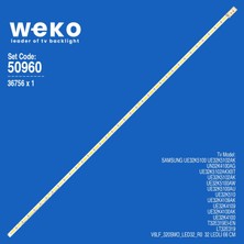 Weko UE32K5100 UE32K5102AK V6LF_320SMO_LED32_R0 32'' Inç 1 Adet Tv LED Bar