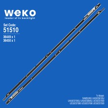 Weko UA55ES6100J UE55ES7000 UE55ES8000 51510 55'' Inç 2 Adet Tv LED Bar Takım