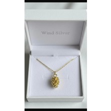 Wind Silver Luxury Kozalak Kolye 925 Ayar