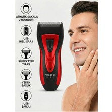 Özgürce Şarjlı Günlük Sakal, Ense ve Vücut Kılı Kesme Tıraş Makinesi
