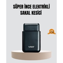 Store Mania Ieg™ Kompakt Şarjlı Tıraş Makinesi Çift Yönlü Bıçaklı 45 Dakika Kullanım Süreli