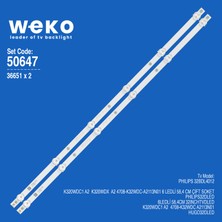 Weko 32BDL4012 36651 32'' Inç 2 Adet Tv LED Bar Takım